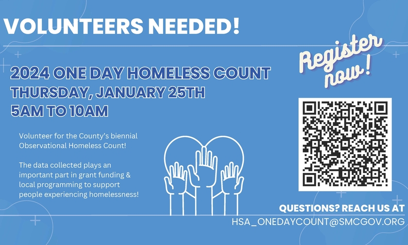 2024 One Day Homeless Count County Of San Mateo CA   2024 ODC   General Volunteer Registration 